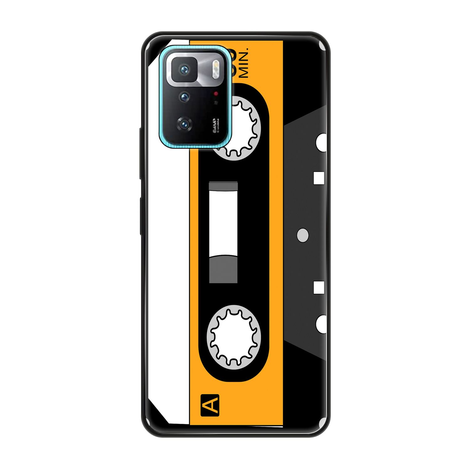 DESIGN GT, Poco KÖNIG Backcover, X3 Xiaomi, Retro Kassette Case,