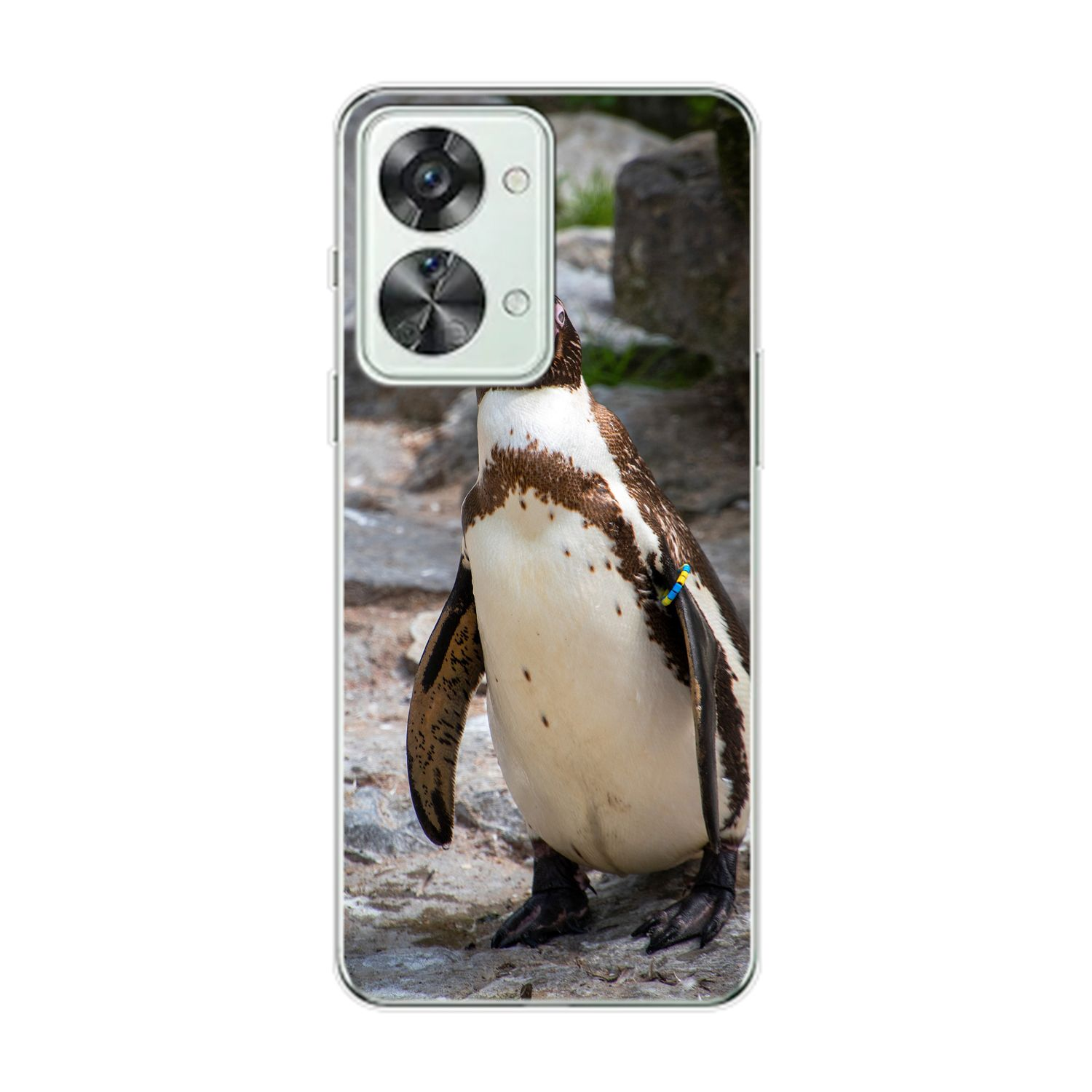 KÖNIG DESIGN Case, Backcover, Pinguin OnePlus, 2T, Nord