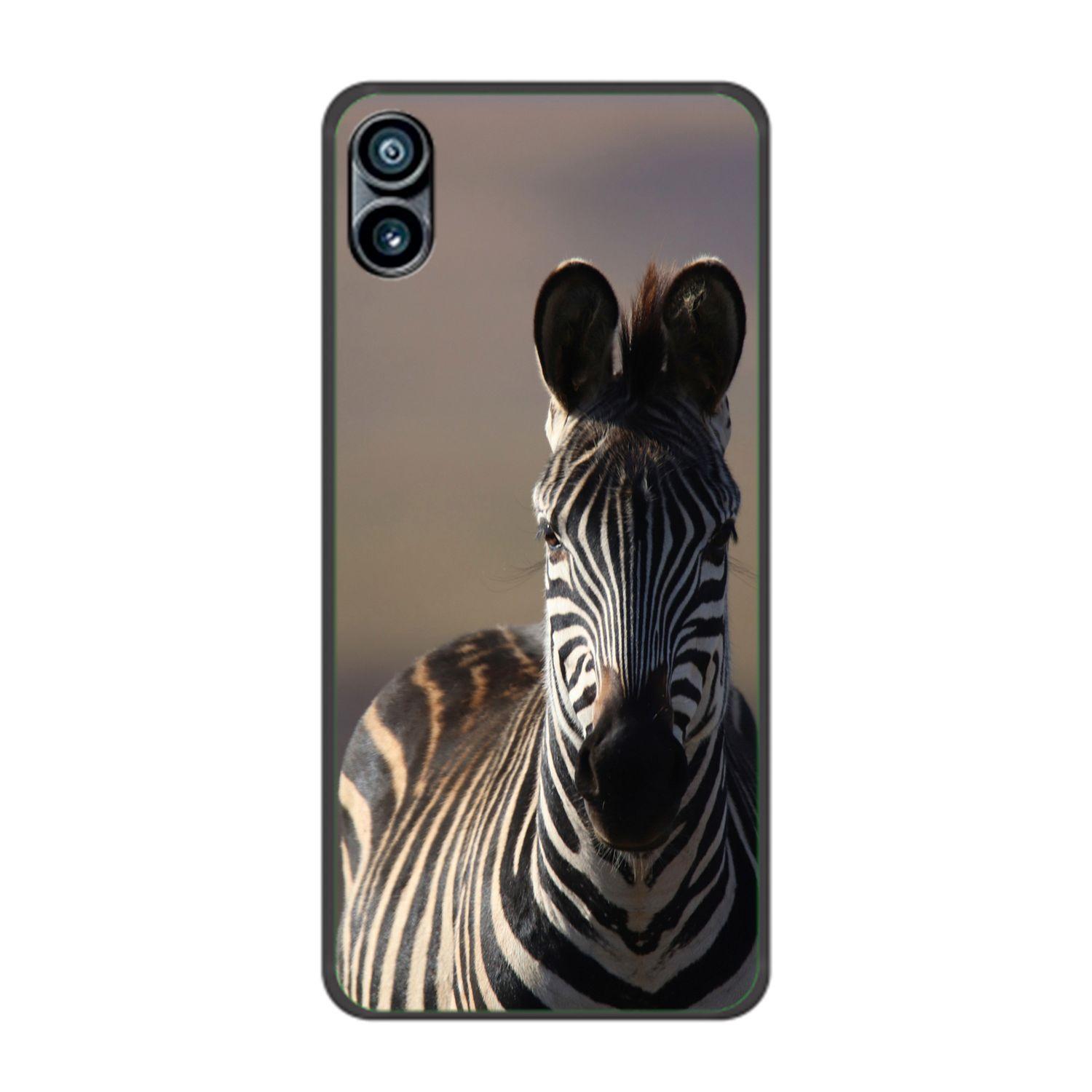 KÖNIG DESIGN Nothing, Case, 1, Zebra Backcover, Phone