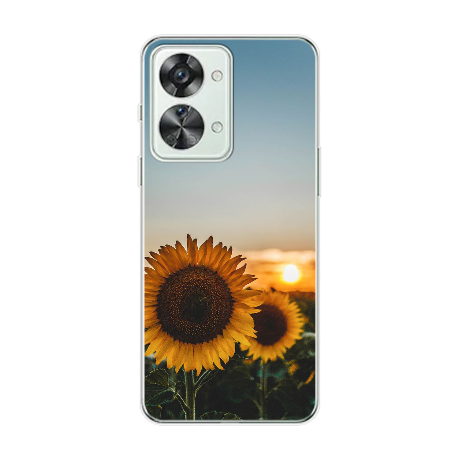 KÖNIG Sonnenblumen DESIGN Nord Backcover, 2T, Case, OnePlus,