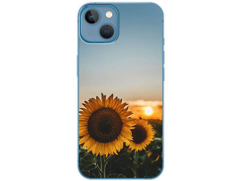 Case, 14 DESIGN KÖNIG Sonnenblumen Plus, Apple, Backcover, iPhone