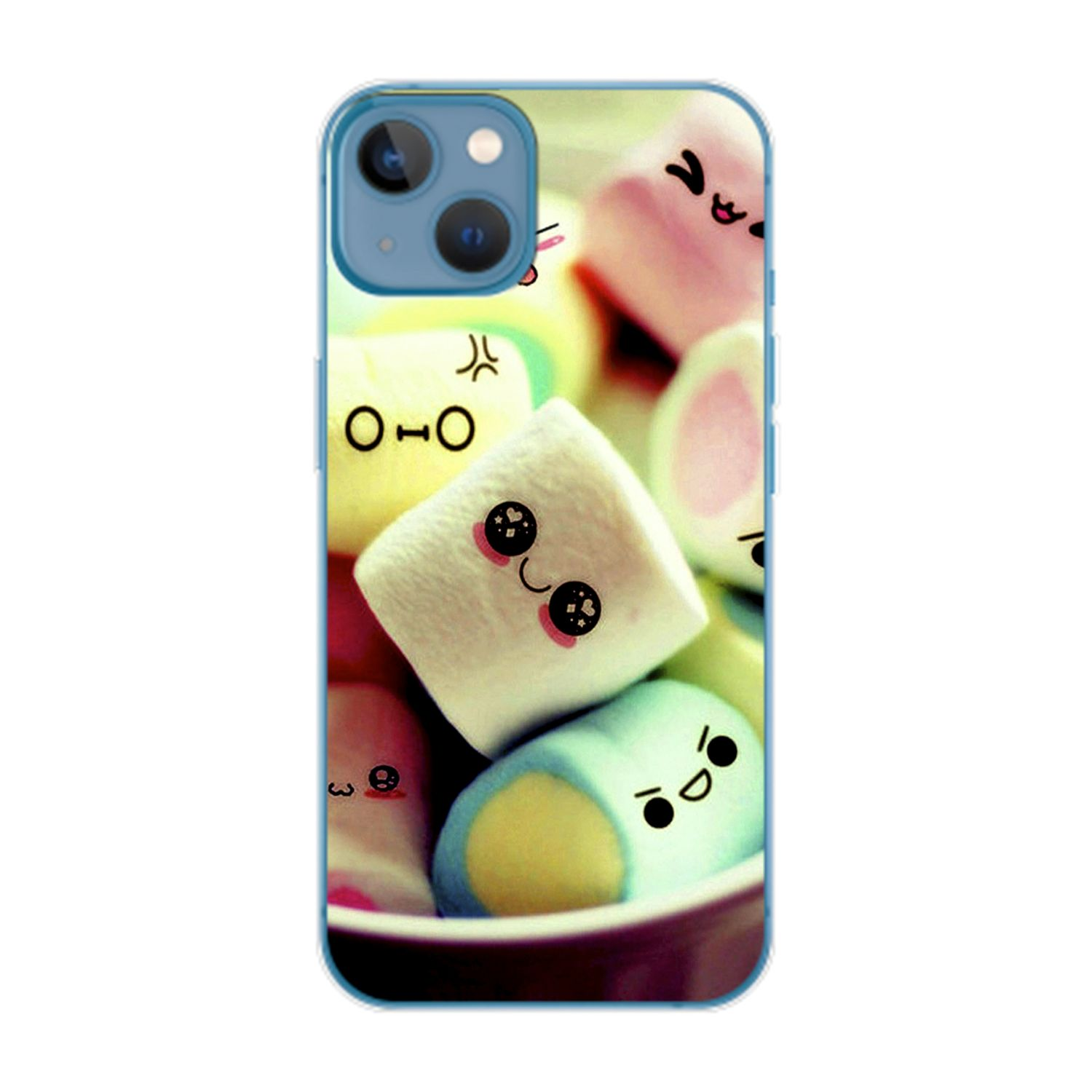 Case, DESIGN iPhone Backcover, Plus, Apple, KÖNIG Marshmallows 14