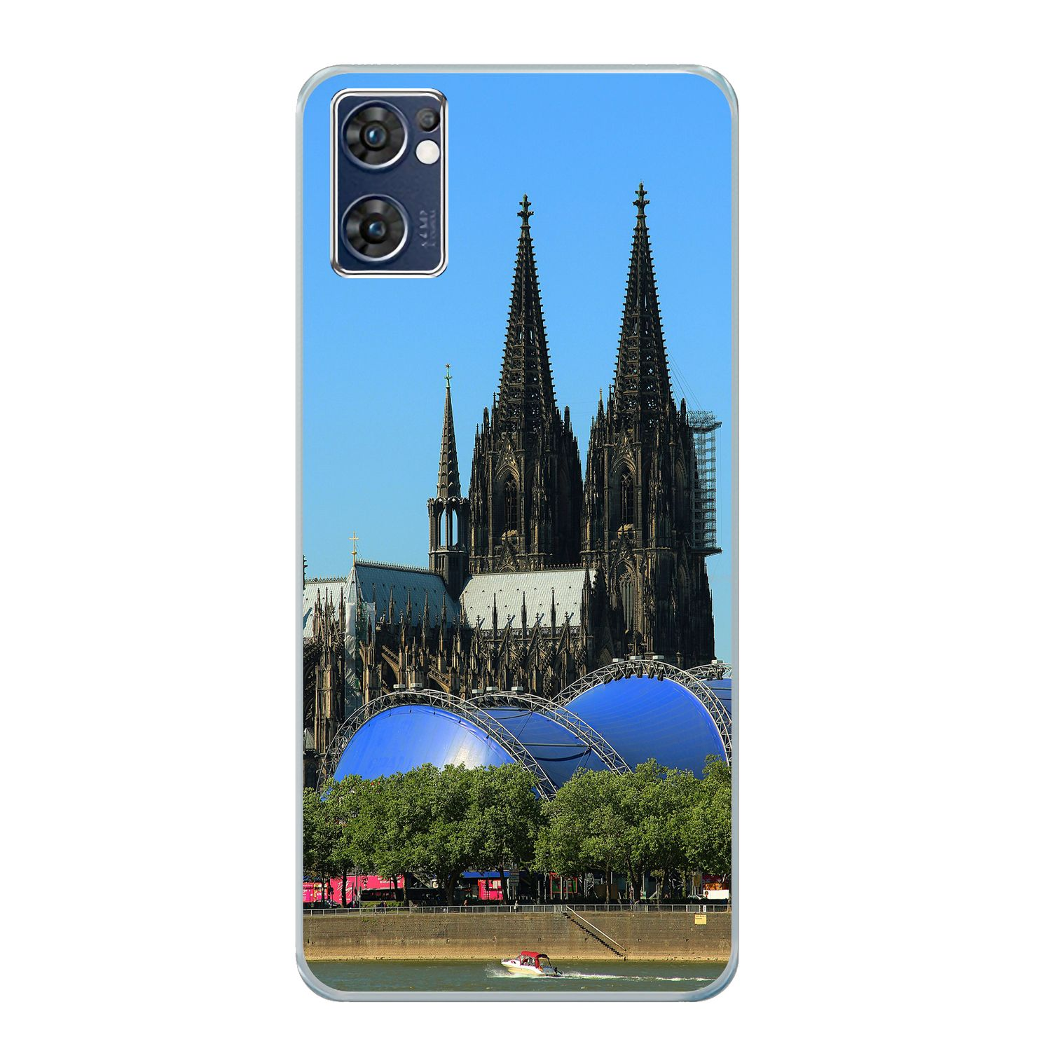 DESIGN Kölner Dom Find Oppo, KÖNIG Backcover, Lite, X5 Case,