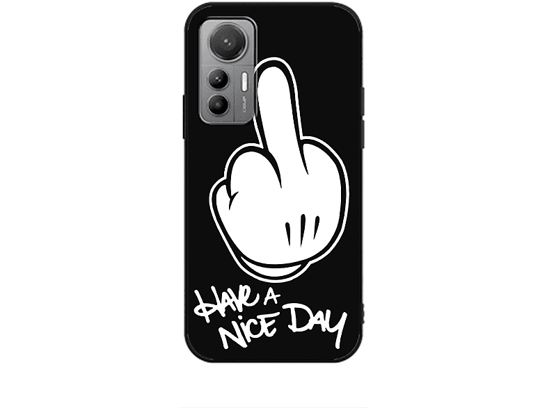 KÖNIG DESIGN Case, Backcover, Xiaomi, 12 Lite, Have a nice Day