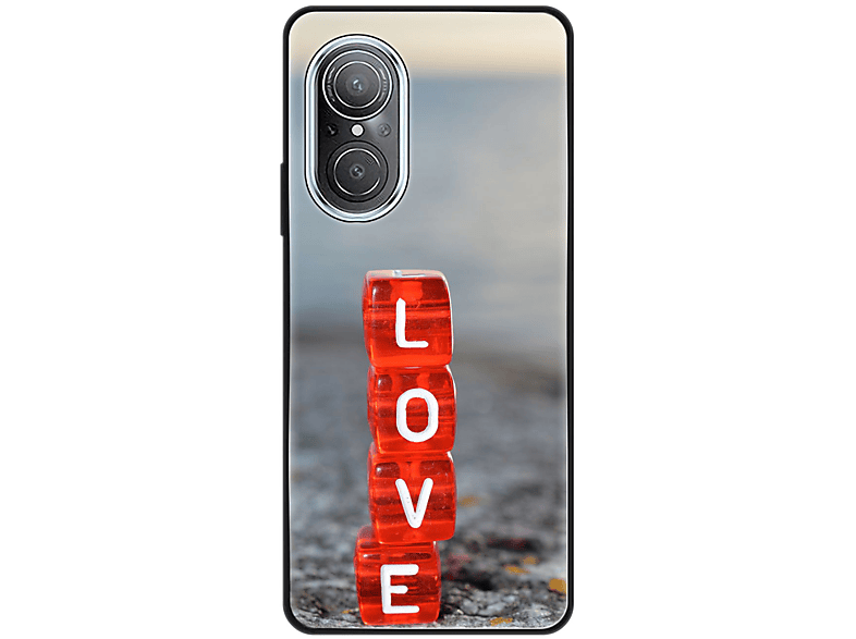 KÖNIG DESIGN Case, Backcover, Huawei, 9 nova SE, Love