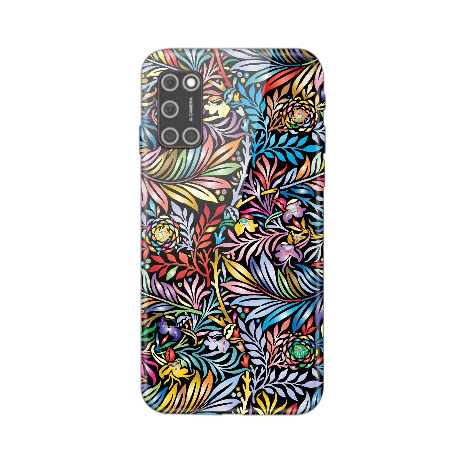 realme, DESIGN KÖNIG Blumenmuster C35, Case, Backcover,