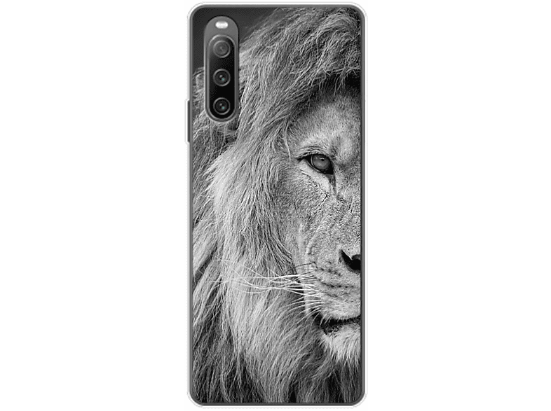 KÖNIG DESIGN Case, Backcover, Sony, Xperia 10 IV, Löwe