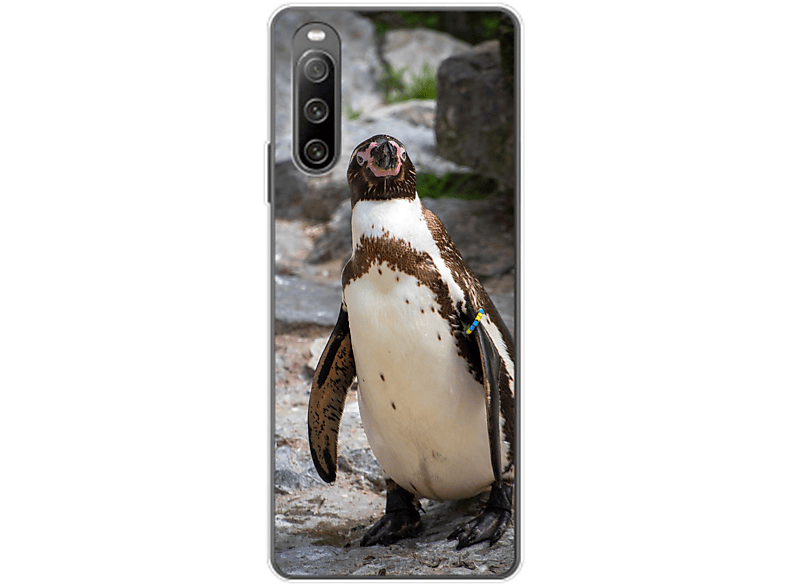 KÖNIG DESIGN Case, Backcover, 10 IV, Pinguin Sony, Xperia