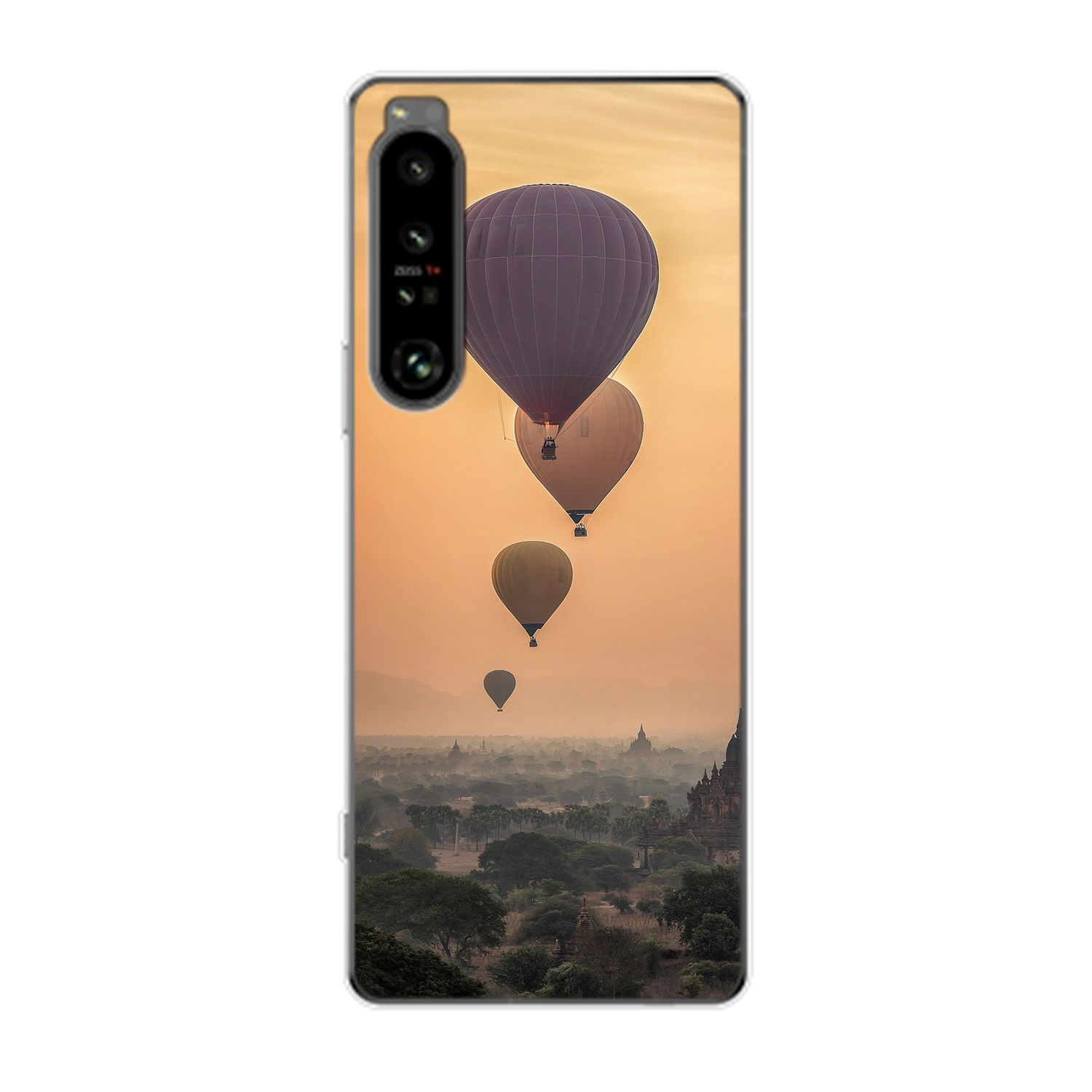 1 Heißluftballons Backcover, Sony, KÖNIG DESIGN IV, Case, Xperia