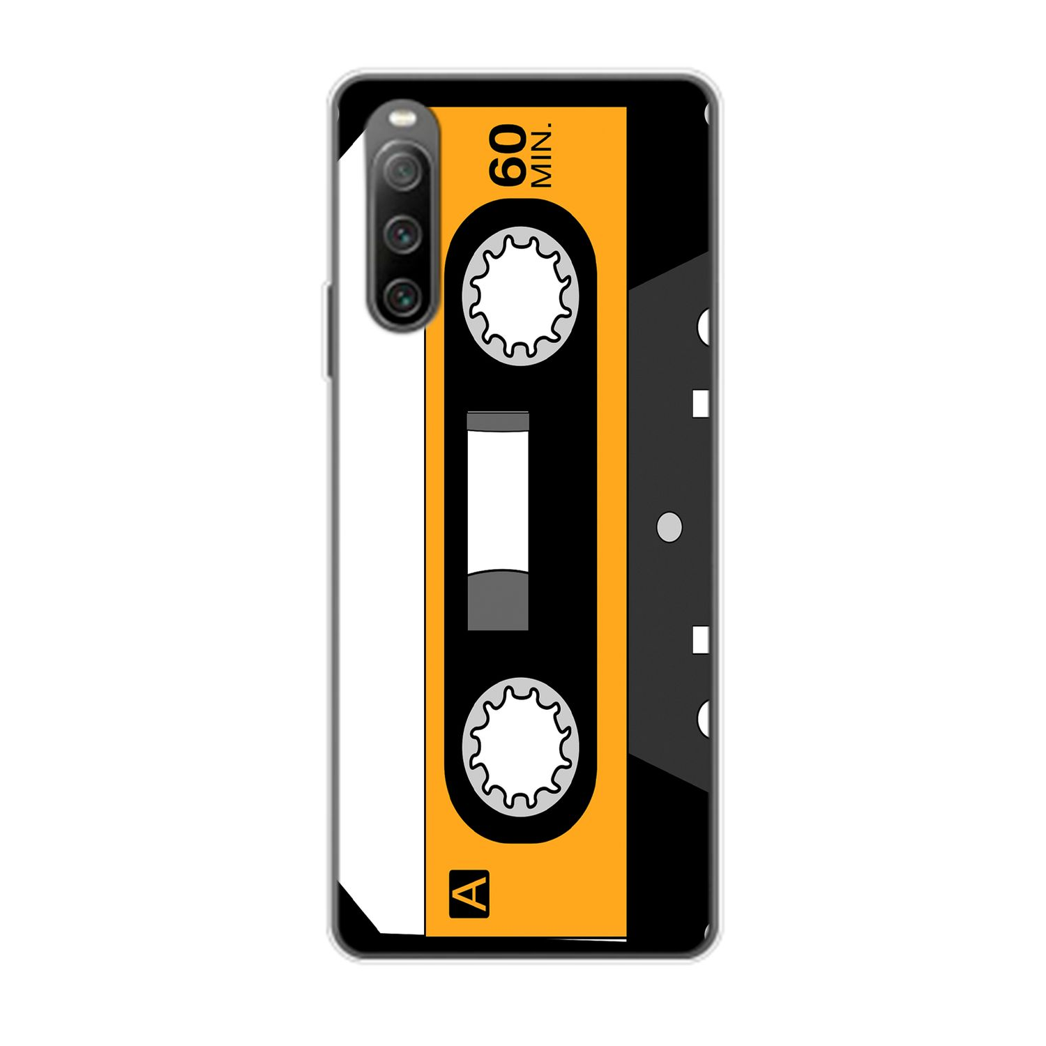 Retro Xperia Case, Kassette KÖNIG IV, Backcover, 10 DESIGN Sony,