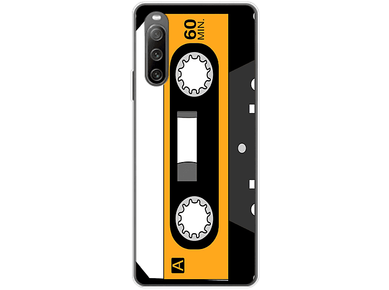 Retro Xperia Case, Kassette KÖNIG IV, Backcover, 10 DESIGN Sony,