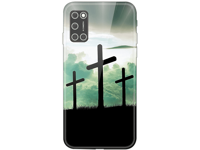 realme, C35, DESIGN Backcover, KÖNIG Kreuze Case,