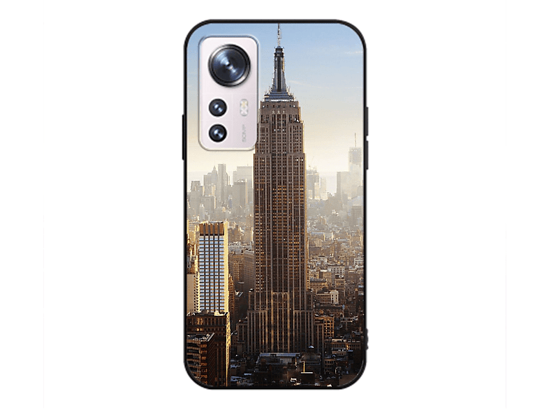 KÖNIG DESIGN Case, Backcover, Xiaomi, 12 Pro, Empire State Building