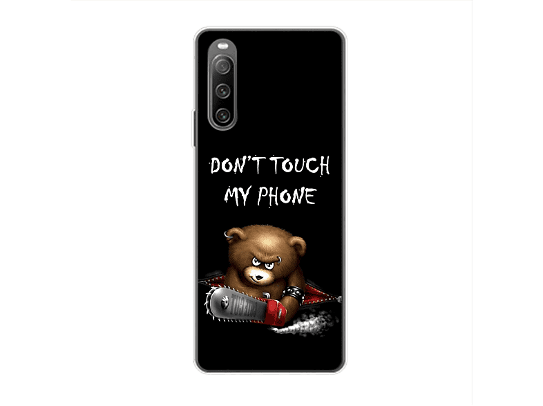 Case, IV, KÖNIG DESIGN Phone Touch 10 My Backcover, Xperia Sony, Dont Bär Schwarz