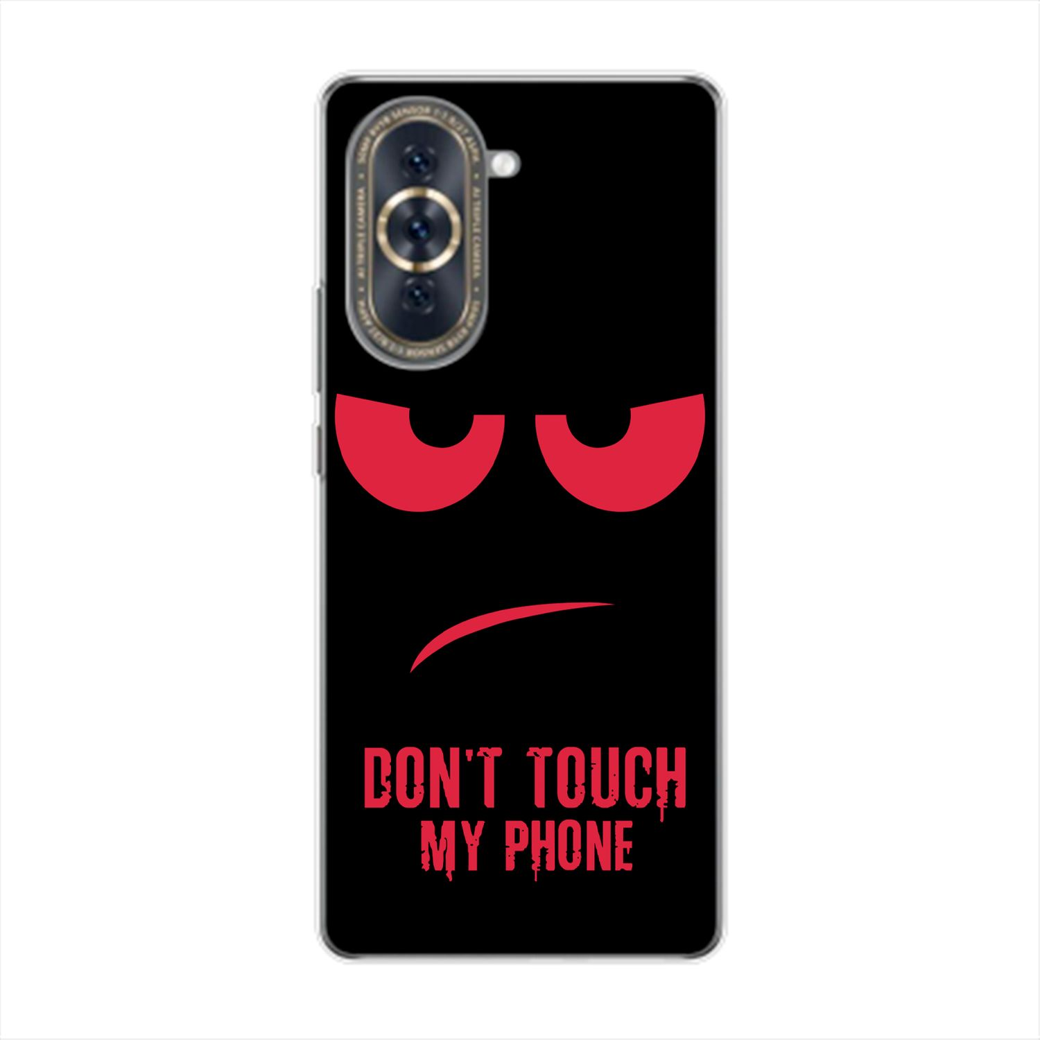 KÖNIG DESIGN Case, Backcover, Phone nova Touch Dont My 10, Rot Huawei
