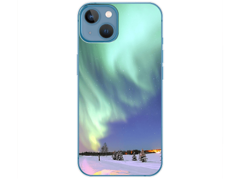KÖNIG DESIGN Case, Backcover, Apple, iPhone 14 Plus, Polarlichter