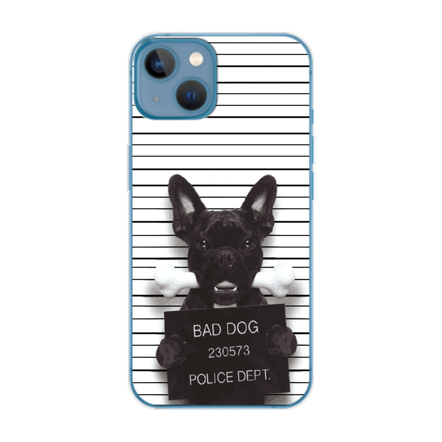 KÖNIG DESIGN Case, Plus, 14 Bad iPhone Bulldogge Apple, Backcover, Dog