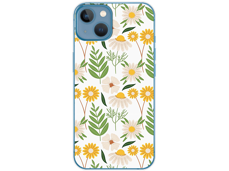 14 Apple, Blumenmuster Plus, DESIGN KÖNIG iPhone Case, Backcover, 2