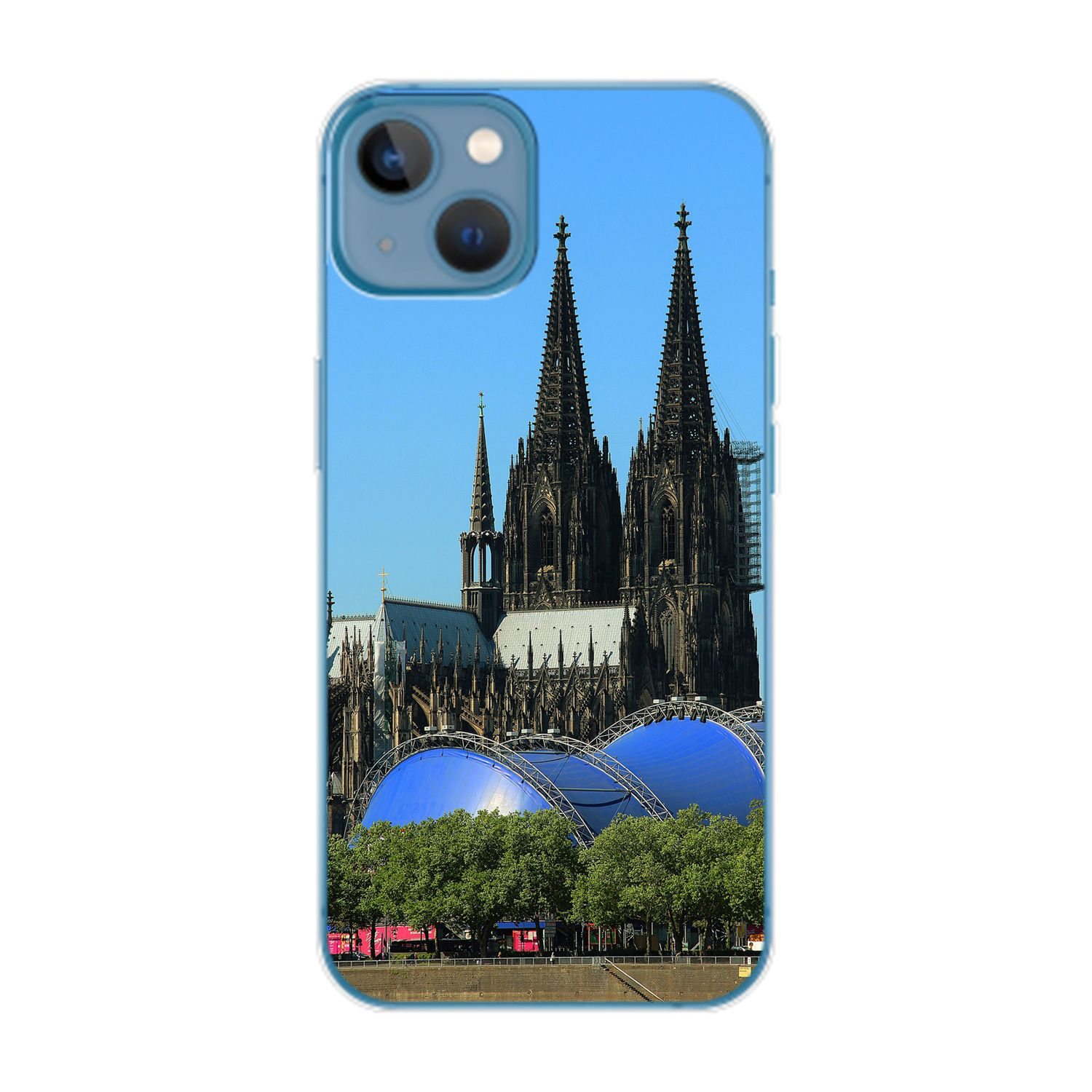 Backcover, KÖNIG Apple, 14 Plus, iPhone DESIGN Case, Kölner Dom