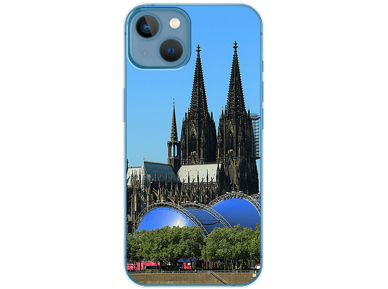 KÖNIG DESIGN Case, Backcover, Apple, iPhone 14 Plus, Kölner Dom