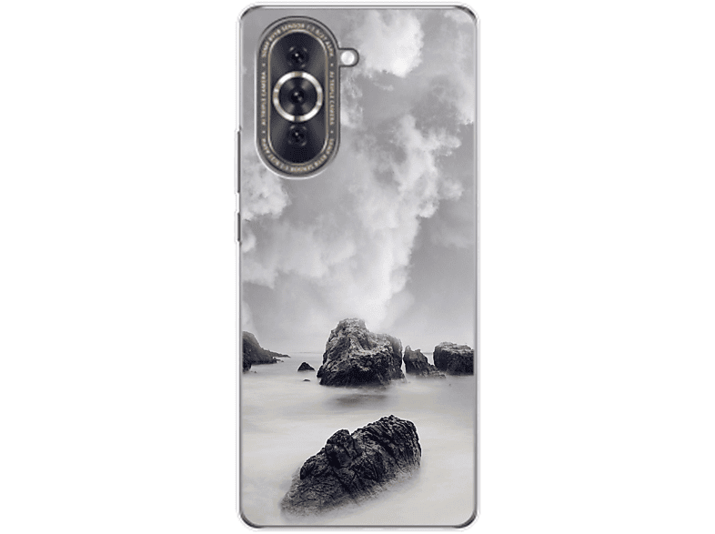 10, Huawei, Case, nova DESIGN KÖNIG Backcover, Felsen Wolken