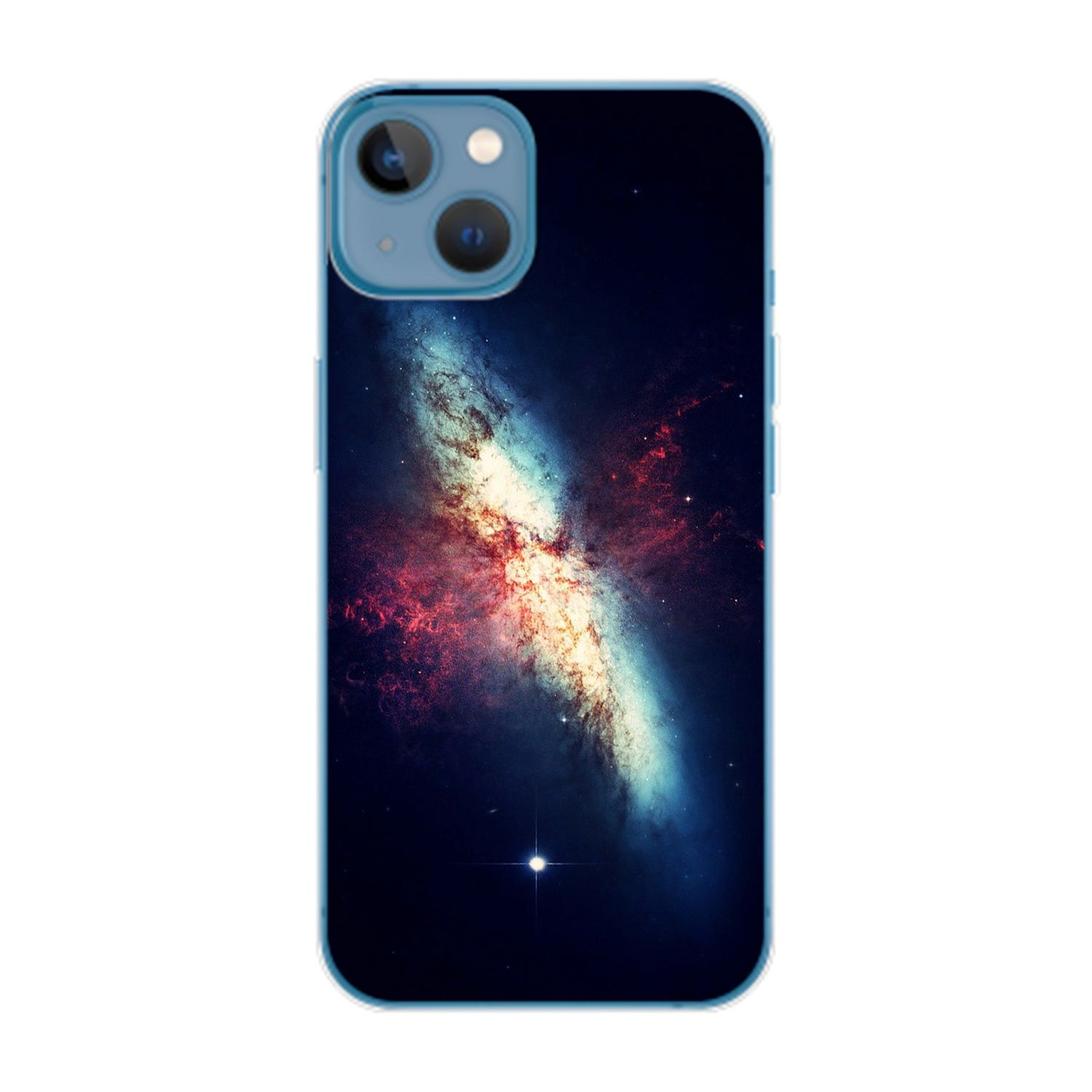Apple, DESIGN KÖNIG Case, iPhone Galaxie Backcover, Plus, 14