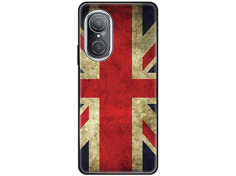 KÖNIG DESIGN Case, Backcover, Huawei, nova 9 SE, England Flagge