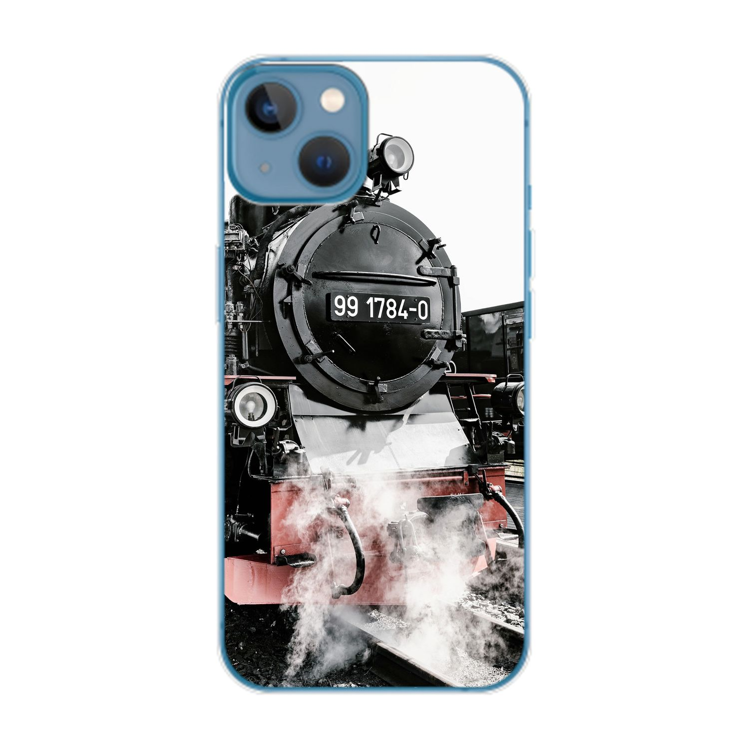 Rasender Dampflok Apple, 14 iPhone KÖNIG DESIGN Case, Roland Backcover, Plus,