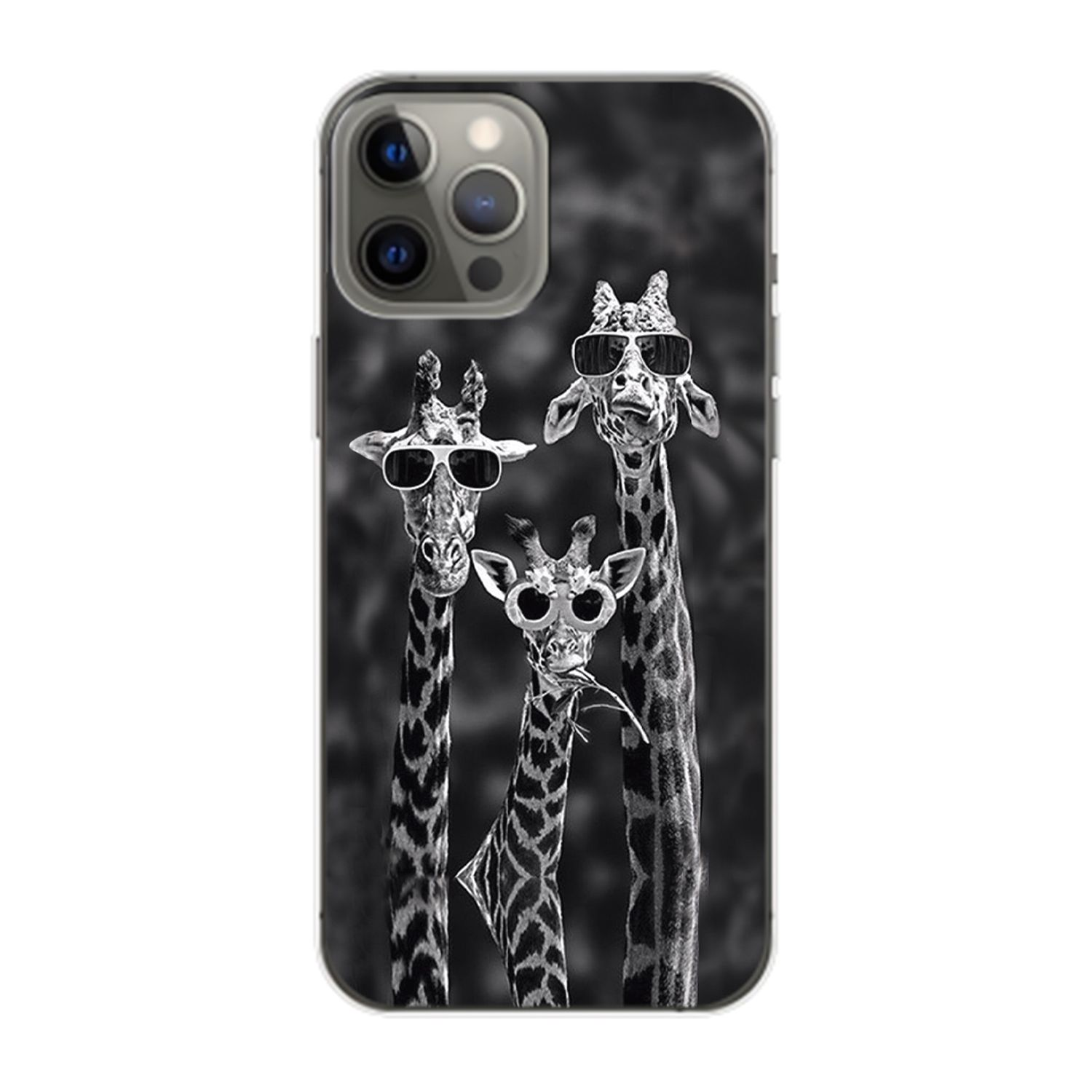 KÖNIG DESIGN Case, Backcover, Apple, Giraffen Max, iPhone Pro 3 14
