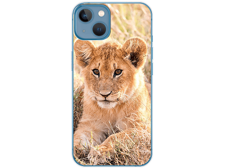 KÖNIG DESIGN Case, Backcover, Apple, iPhone 14 Plus, Löwen Baby