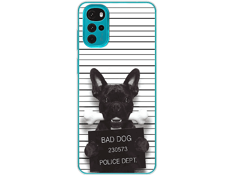 Moto Bad Dog Case, Motorola, KÖNIG DESIGN Bulldogge Backcover, G22,