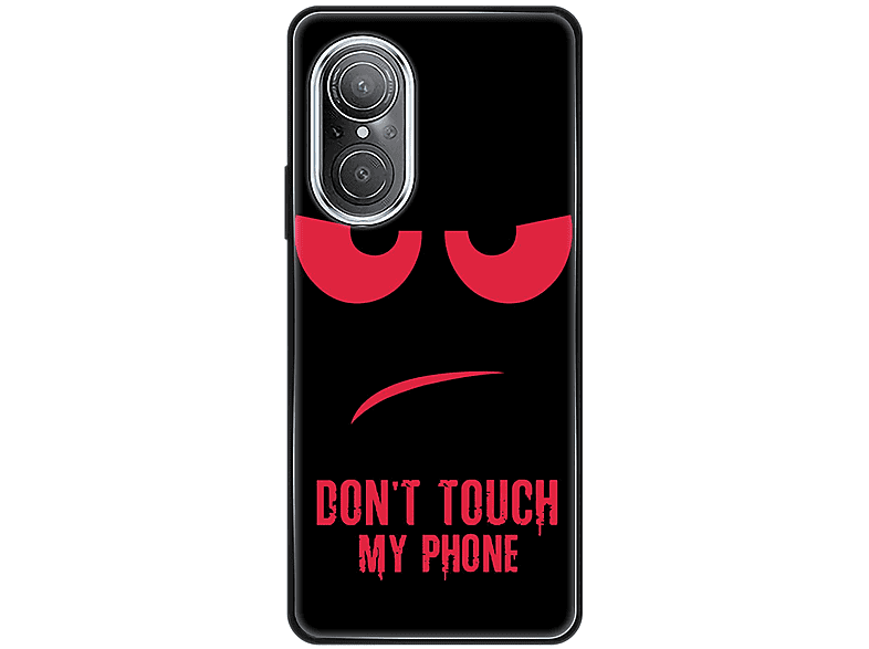 My Case, Rot KÖNIG Huawei, Backcover, DESIGN Dont Phone Touch nova 9 SE,
