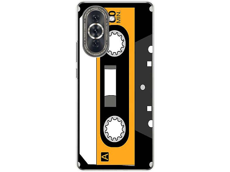 Retro Case, Backcover, 10, KÖNIG Huawei, nova DESIGN Kassette