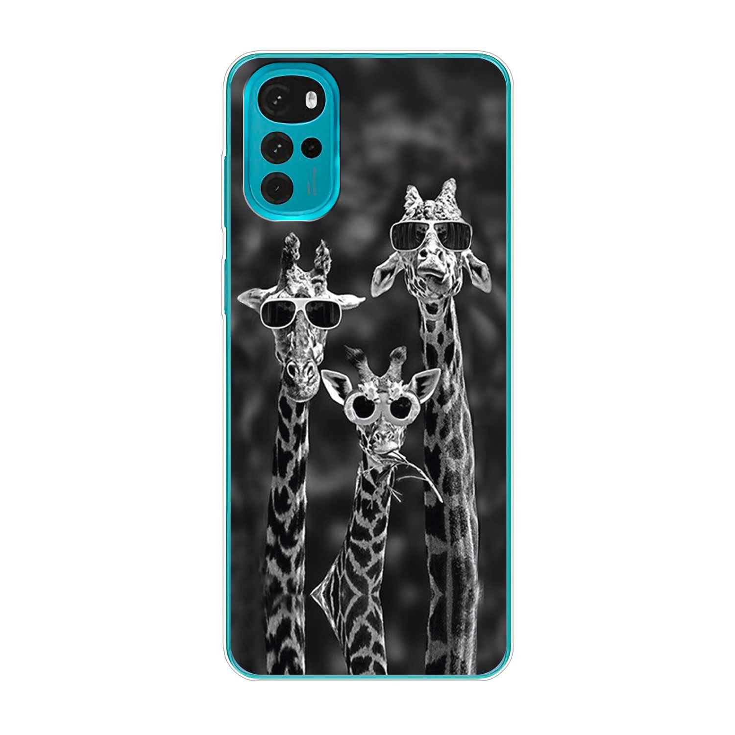 Giraffen 3 G22, Backcover, Motorola, KÖNIG DESIGN Case, Moto