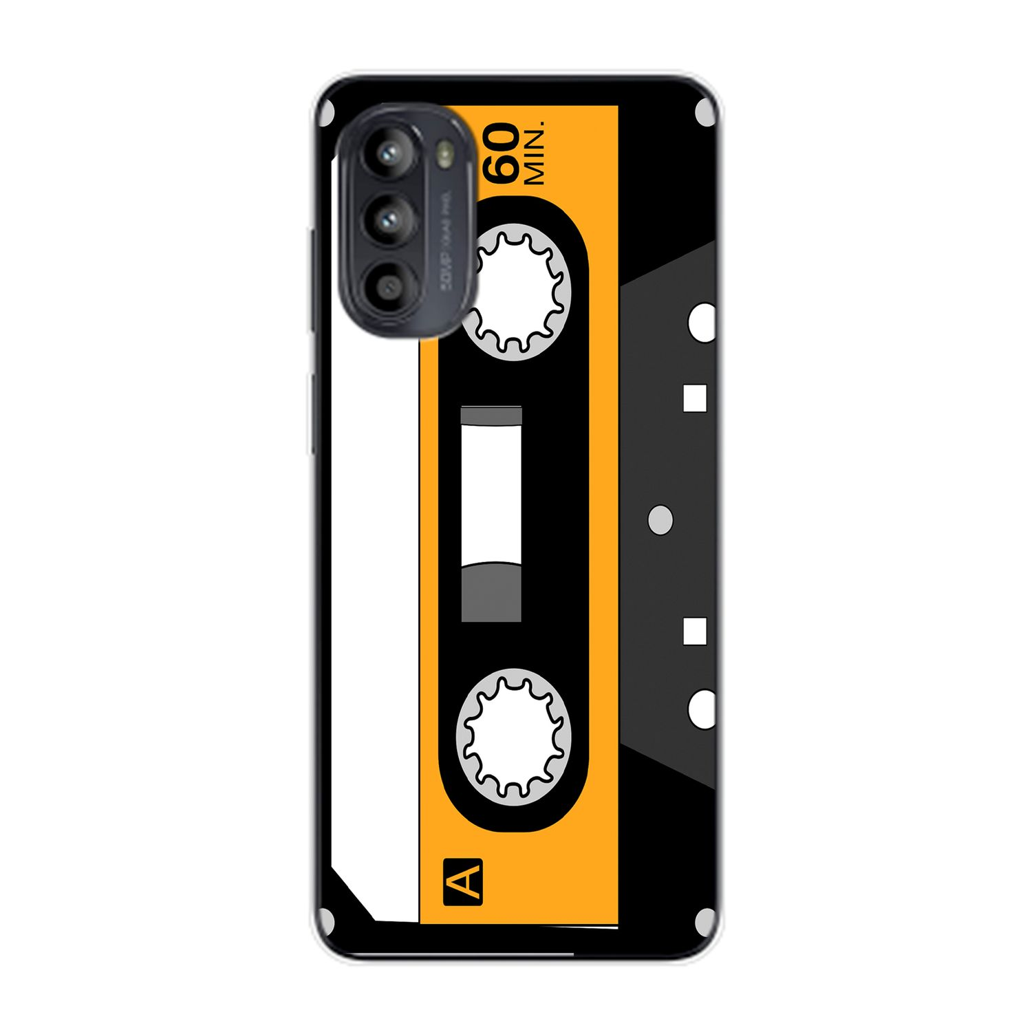 KÖNIG Moto Case, Backcover, Motorola, Kassette Retro DESIGN G62,
