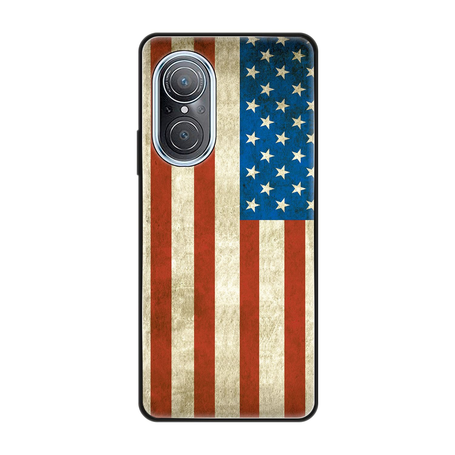 USA KÖNIG Case, nova Flagge DESIGN SE, Backcover, Huawei, 9