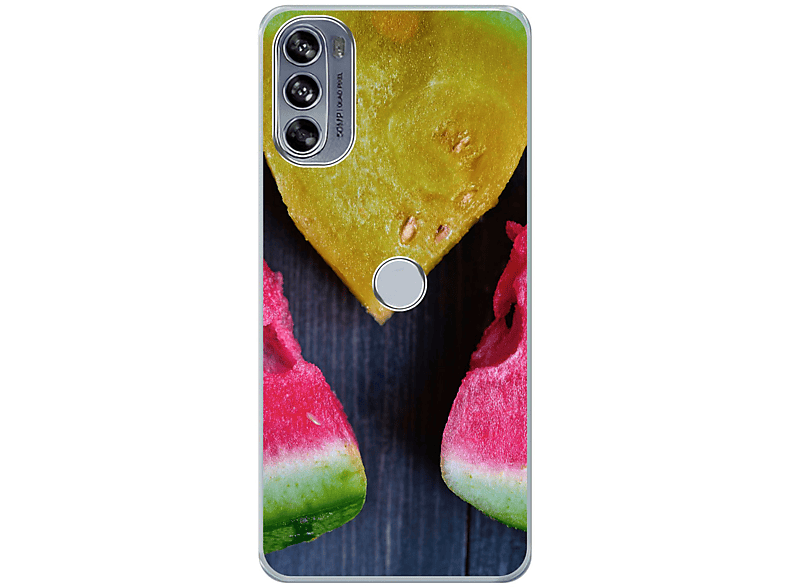 KÖNIG DESIGN Case, Motorola, 30 Wassermelone Backcover, Edge Moto Pro