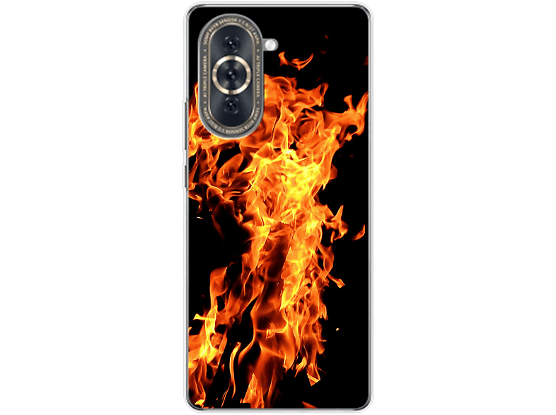 KÖNIG DESIGN Case, Backcover, nova Feuer 10, Huawei