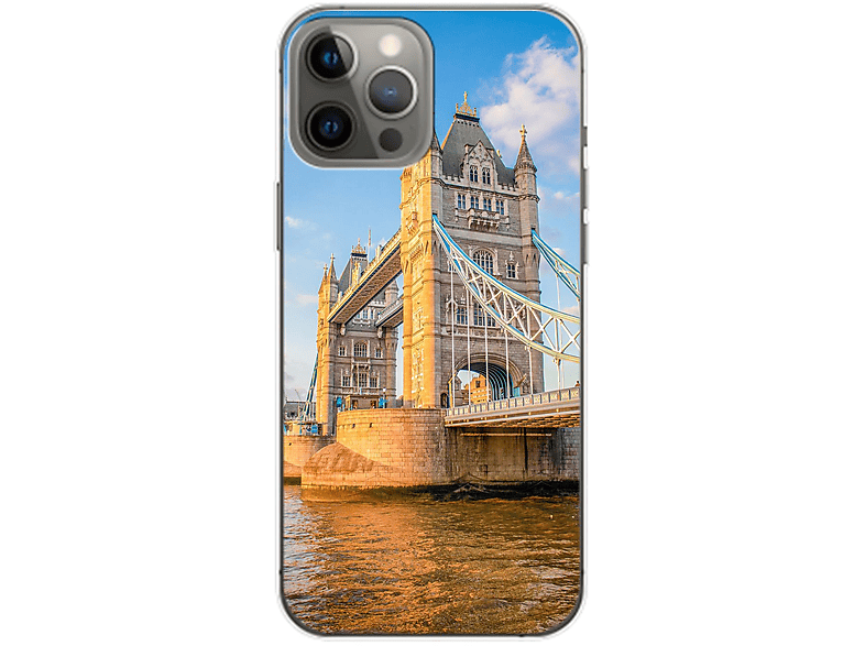 Pro Backcover, Bridge Tower Apple, DESIGN Case, iPhone 14 Max, KÖNIG