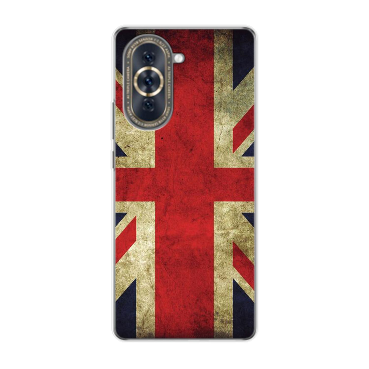 Flagge England 10, Case, Backcover, DESIGN Huawei, nova KÖNIG