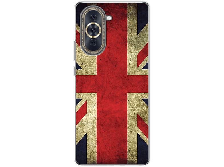 KÖNIG DESIGN Case, Backcover, Huawei, nova 10, England Flagge