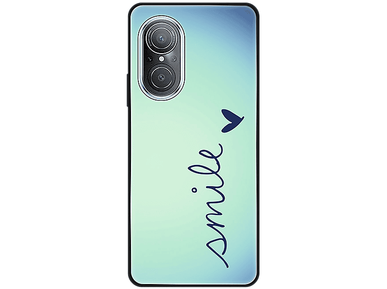 KÖNIG DESIGN Case, Huawei, Backcover, nova Smile Blau 9 SE