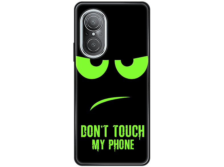 KÖNIG DESIGN Case, Backcover, Huawei, nova 9 SE, Dont Touch My Phone Grün