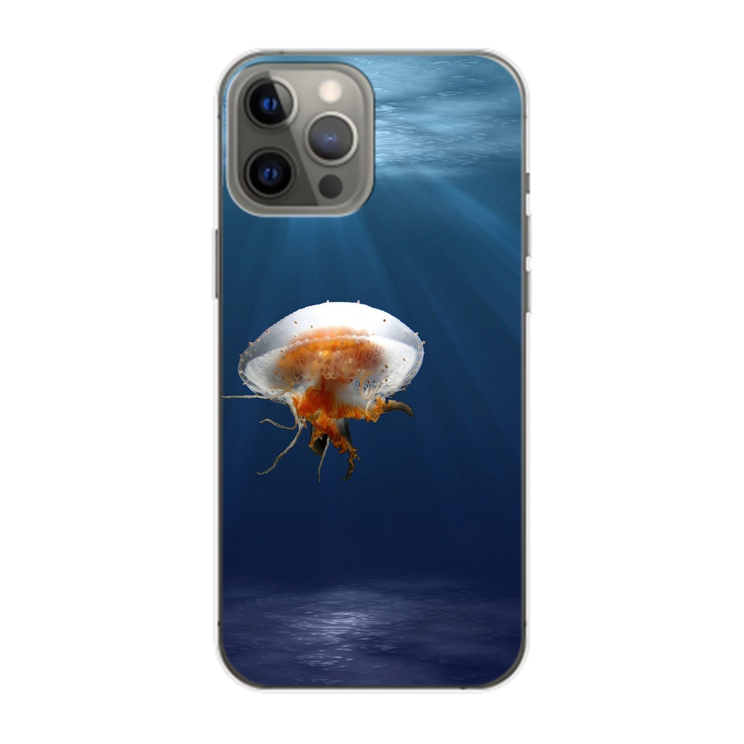 DESIGN Pro Backcover, iPhone Apple, 14 KÖNIG Case, Qualle Max,