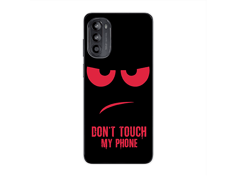 Rot Dont Touch Backcover, DESIGN Phone Case, Motorola, KÖNIG Moto G62, My