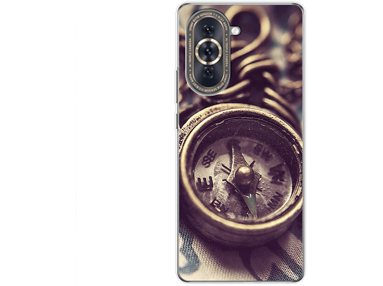 Kompass Huawei, KÖNIG Backcover, 10, DESIGN nova Case,