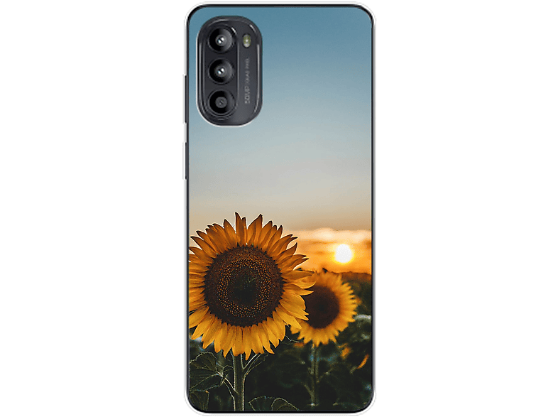 Sonnenblumen DESIGN Motorola, Backcover, Moto Case, KÖNIG G62,