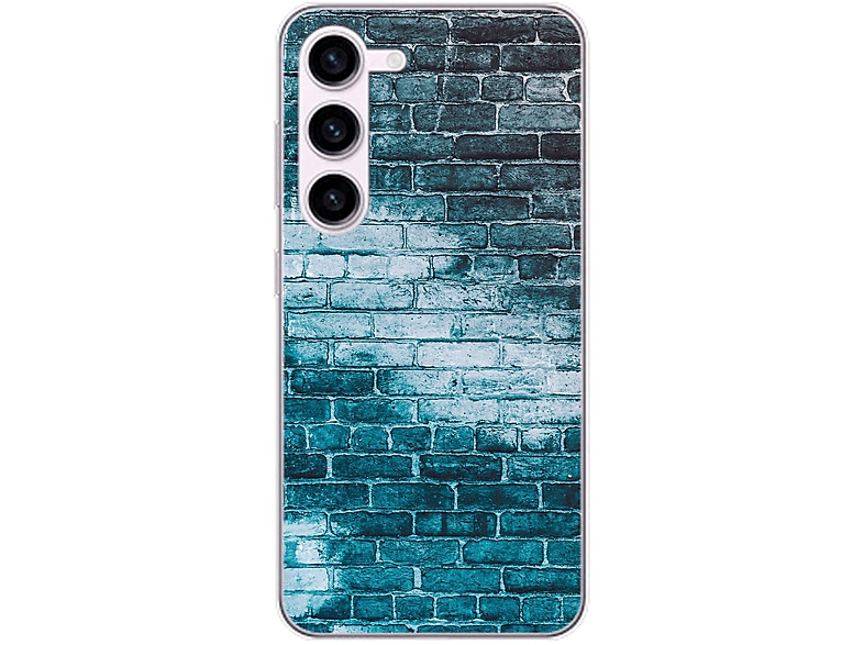 KÖNIG DESIGN Ziegelwand Case, Backcover, Plus, S23 Samsung, Galaxy