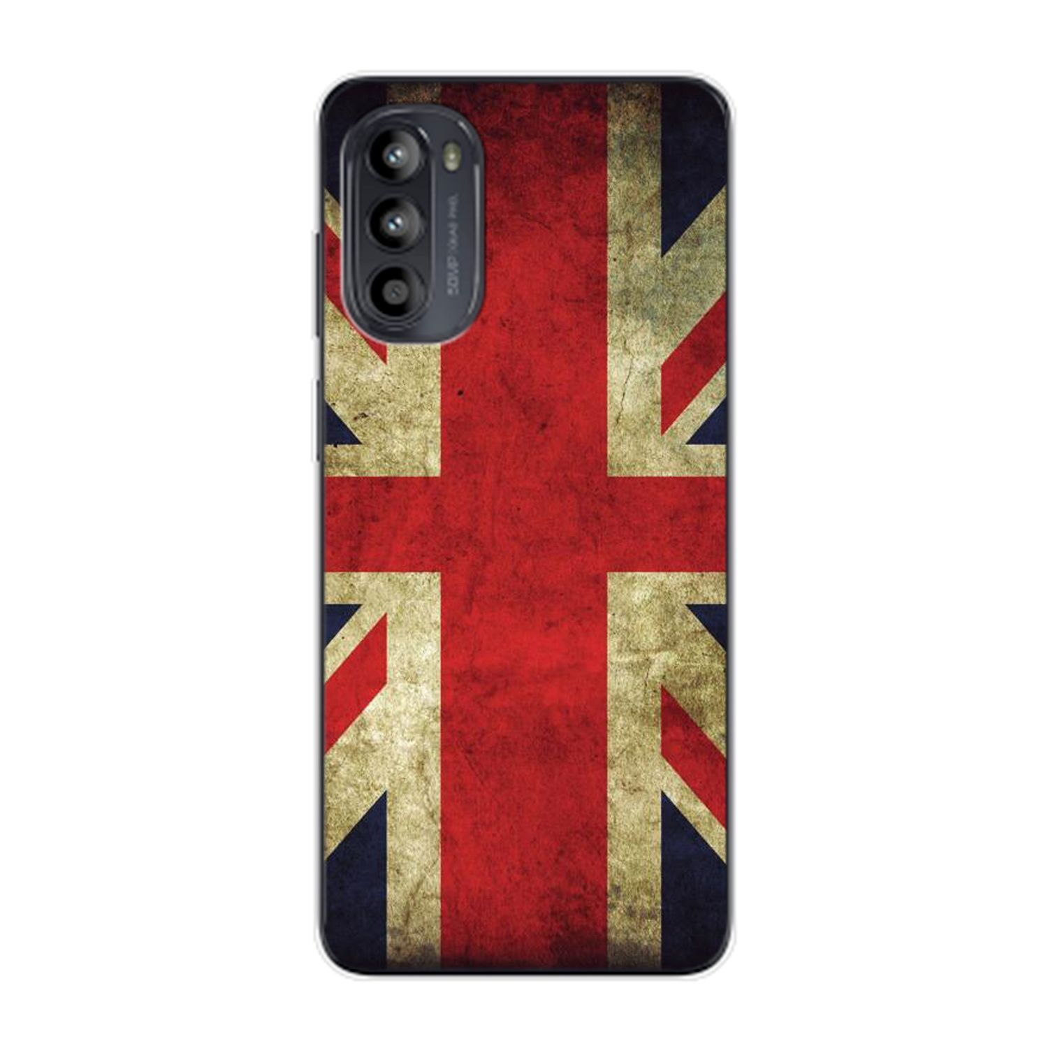 Case, England KÖNIG Motorola, G62, Backcover, Flagge Moto DESIGN