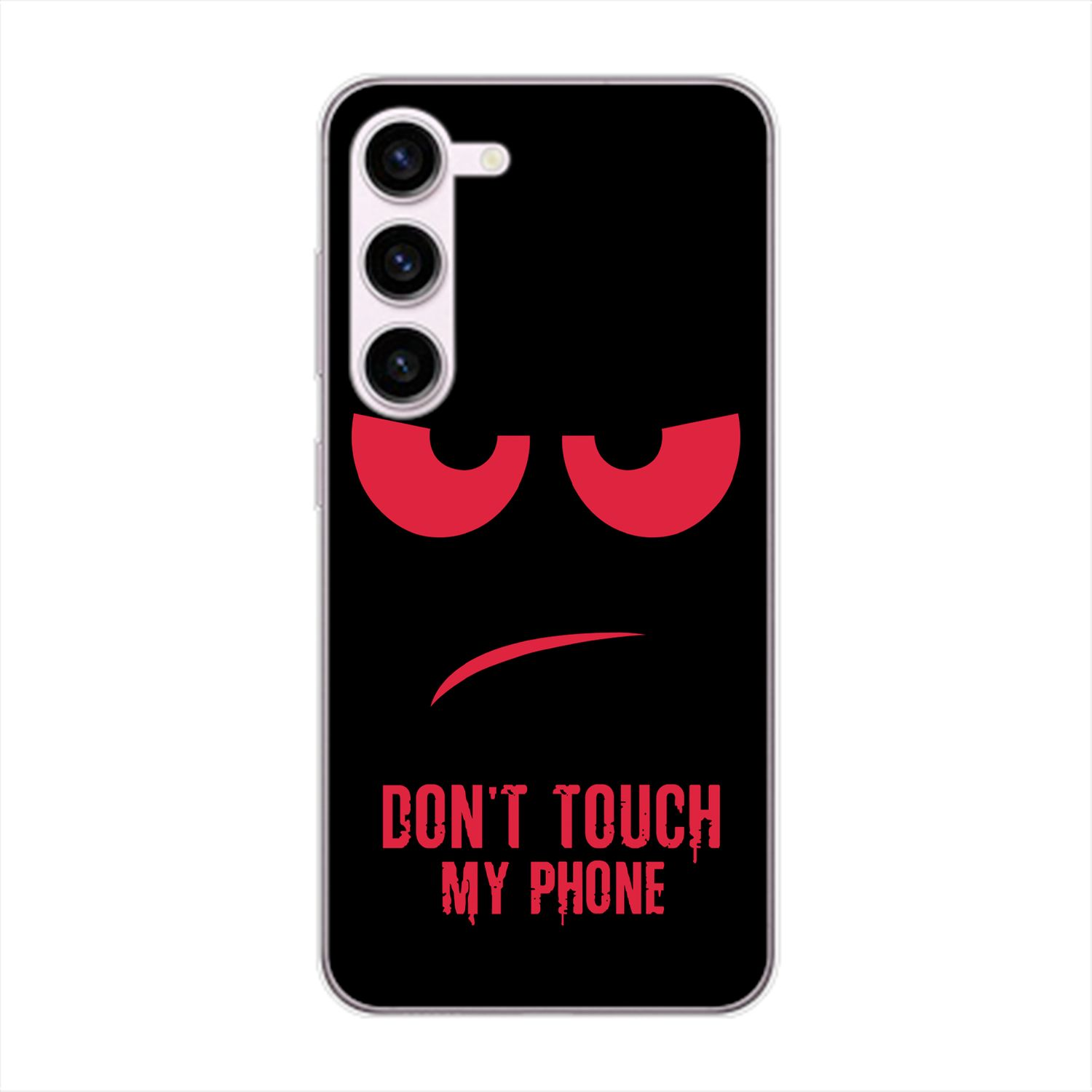 KÖNIG DESIGN Case, Backcover, Samsung, Touch My Dont Plus, Phone Rot S23 Galaxy